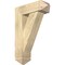 Ekena Millwork Traditional Arts and Crafts Rough Sawn Bracket w/ Offset Brace, Douglas Fir, 8"W x 24"D x 36"H BKT0806X24X36TRA03RDF - alternate 1